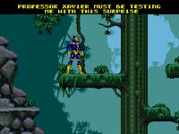 une photo d'Ã©cran de X-Men sur Sega Megadrive